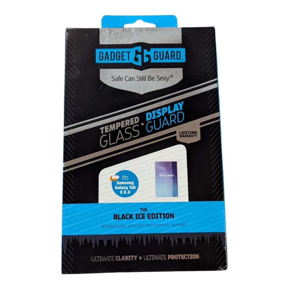 F2. Gadget Guard Black Ice Screen Protector Tempered Glass - Galaxy Tab E 8.0